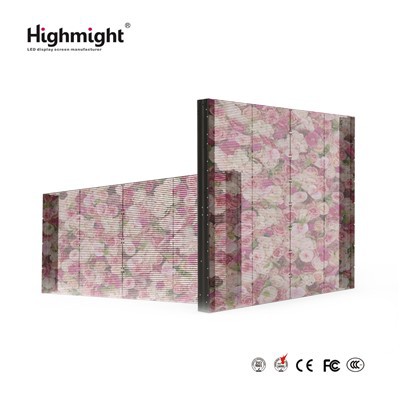 Écran d'affichage publicitaire transparent LED