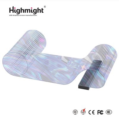 Affichage d'écran mené transparent